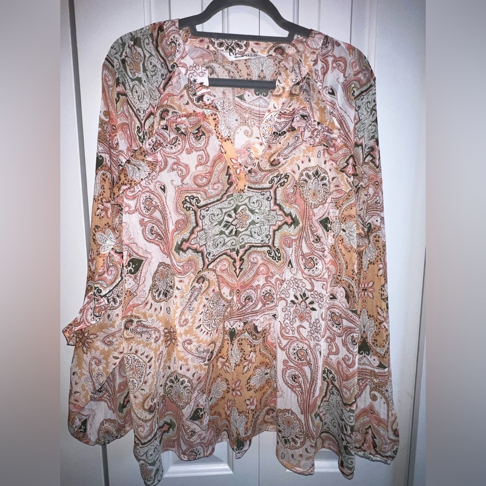 Studio Untold 2x long sleeve blouse